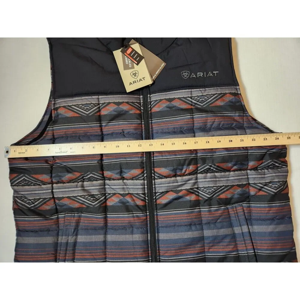 Ariat Crius Insulated Vest Southwestern Rust Men’s XL